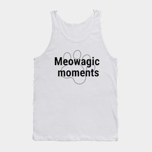 Meowagic Moments Black Tank Top